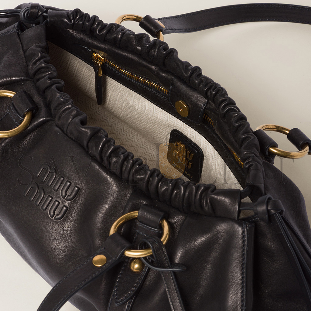 M1v M1v joie nappa leather bag 5bg289 (44*16*10.5cm)